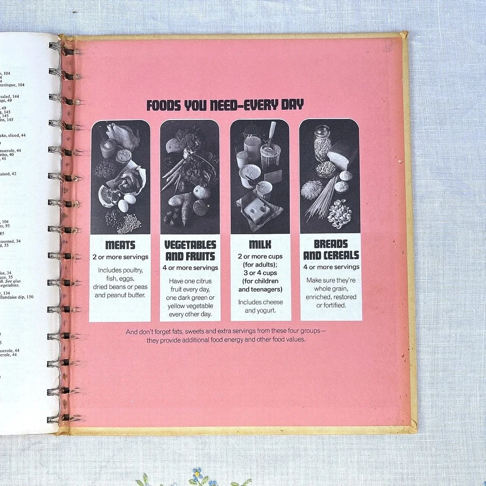 Vintage Betty Crocker Good and Easy Cookbook 1970s Spiral Bound Revised Edition